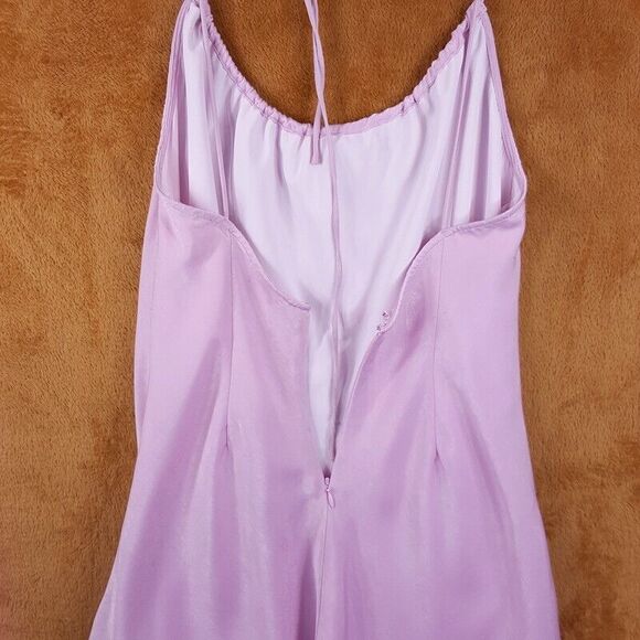 LOVERS FRIENDS Womens Dress XXS Lavender Mini Drawstring Neckline Slip WILTON - Picture 5 of 10